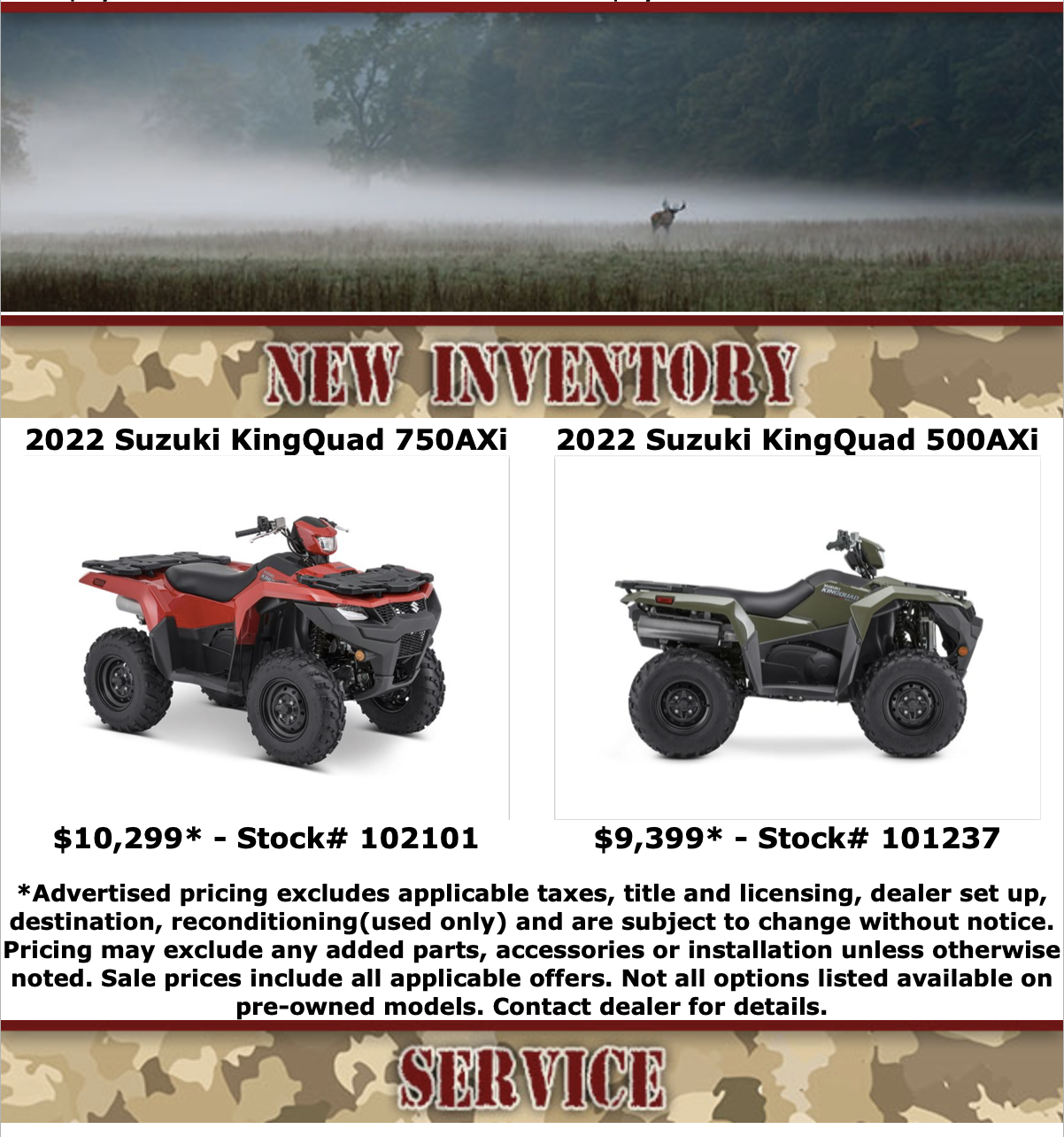 Specials Powersports Chesterfield Michigan